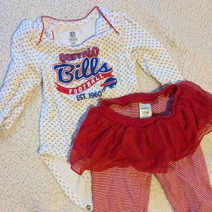 Adorable Buffalo Bills Outfit 12m